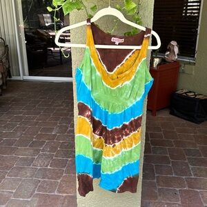 Tie dye sundress or coverup